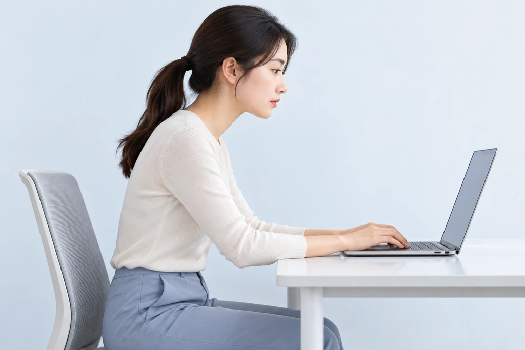 일자목/거북목 안내 이미지